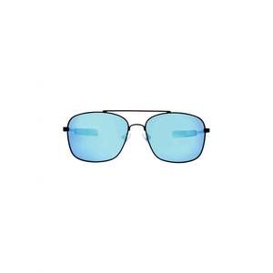 NEW KREEDOM men's texas polar sunglasses in matte black - smoke w/ real ice blue